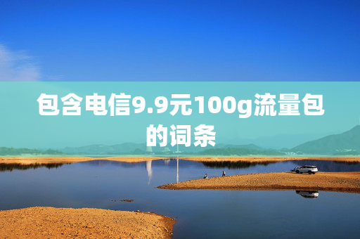 包含电信9.9元100g流量包的词条