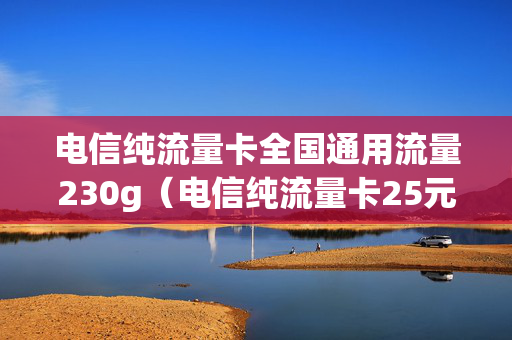 电信纯流量卡全国通用流量230g（电信纯流量卡25元100g）