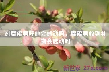 对摩羯男好他会感动吗，摩羯男收到礼物会感动吗